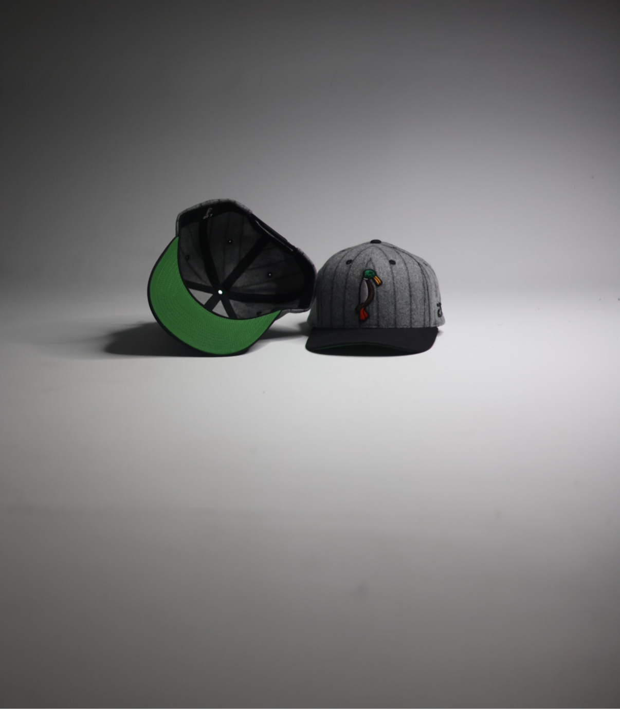 Black / White Pinstripe SnapBack