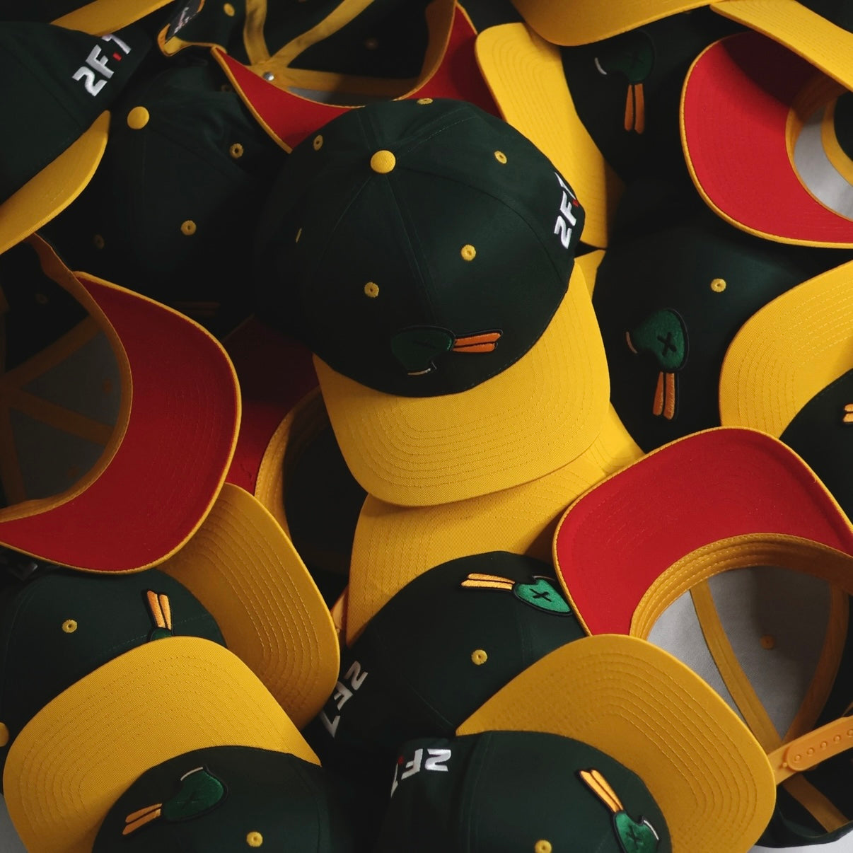 Yellow / Green DuckHead Snapback