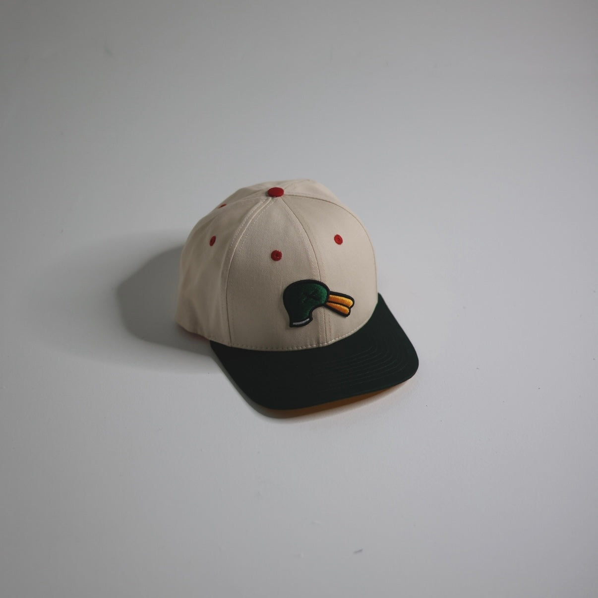 Green / OffWhite DuckHead Snapback