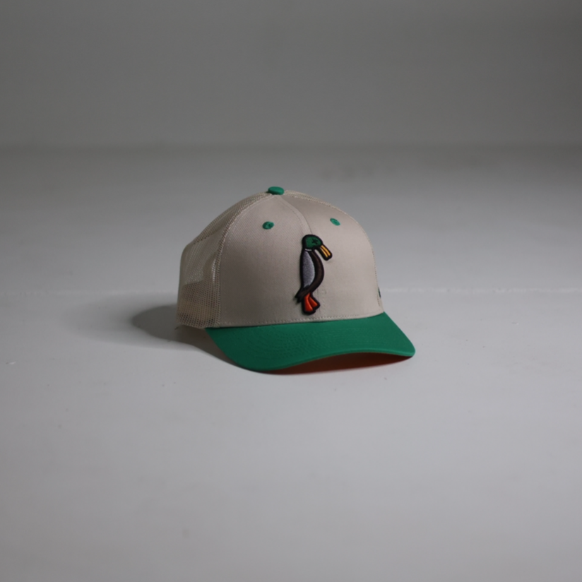 Green / OffWhite Trucker