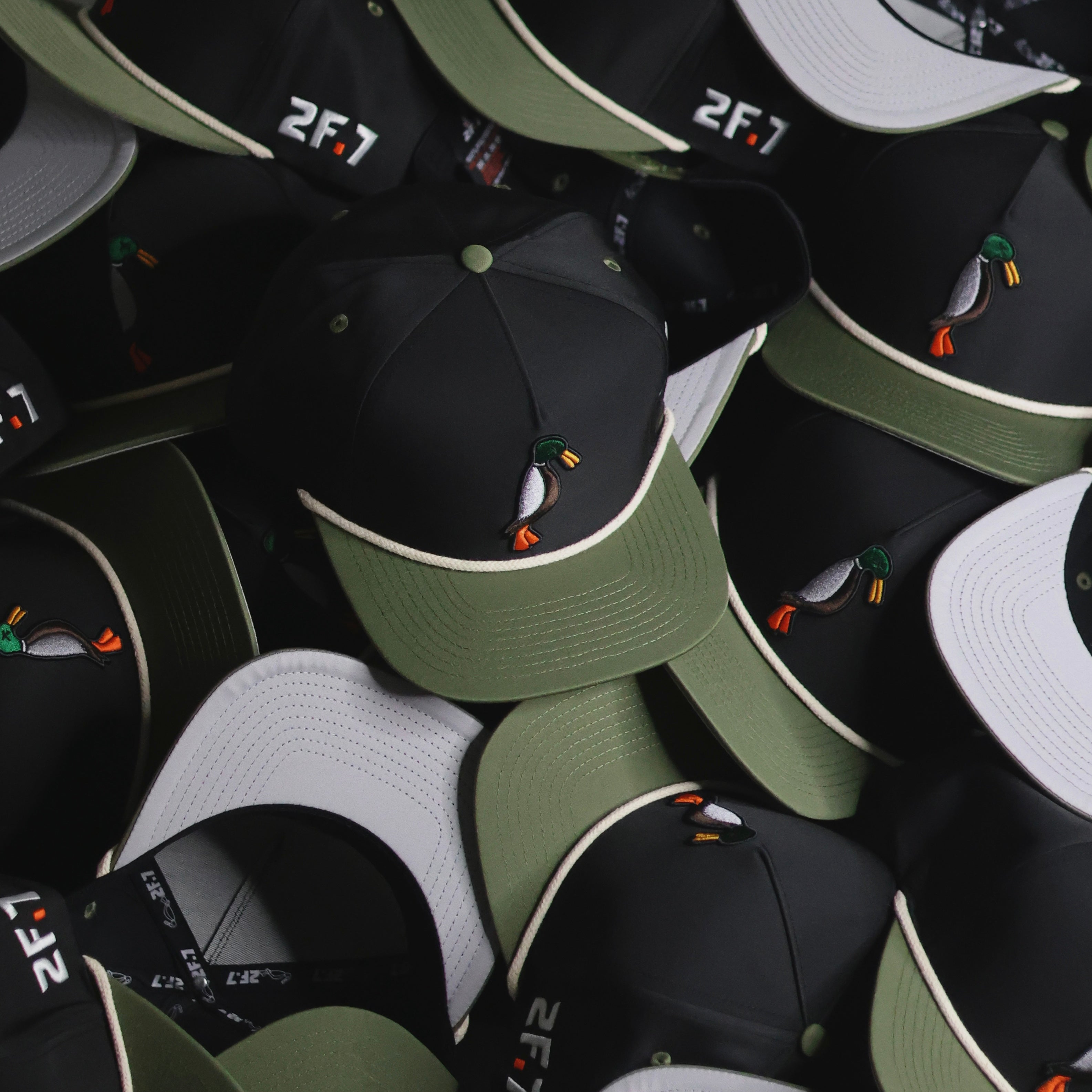 Olive / Black Rope Hat