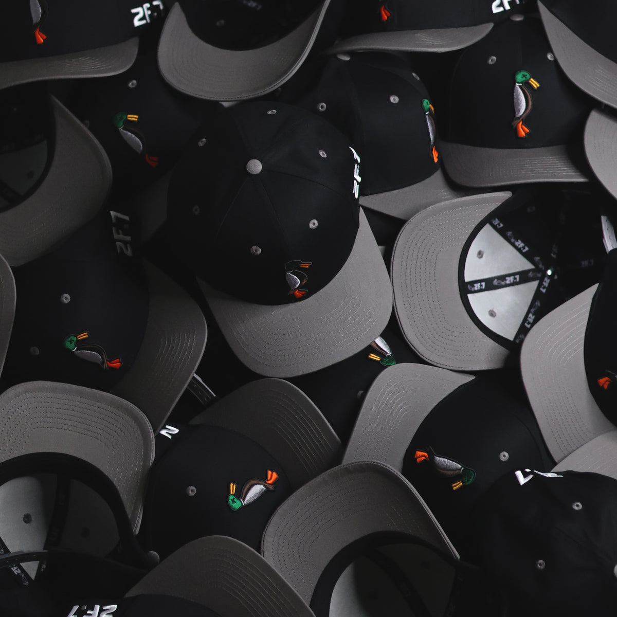 Grey / Black SnapBack