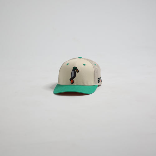 Green / OffWhite Trucker