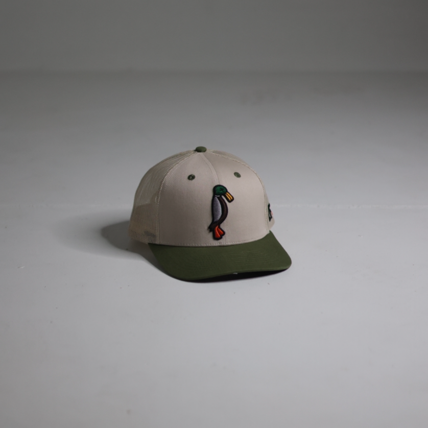 Olive / OffWhite Trucker