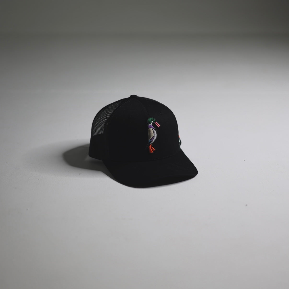 Black Wood Duck Trucker