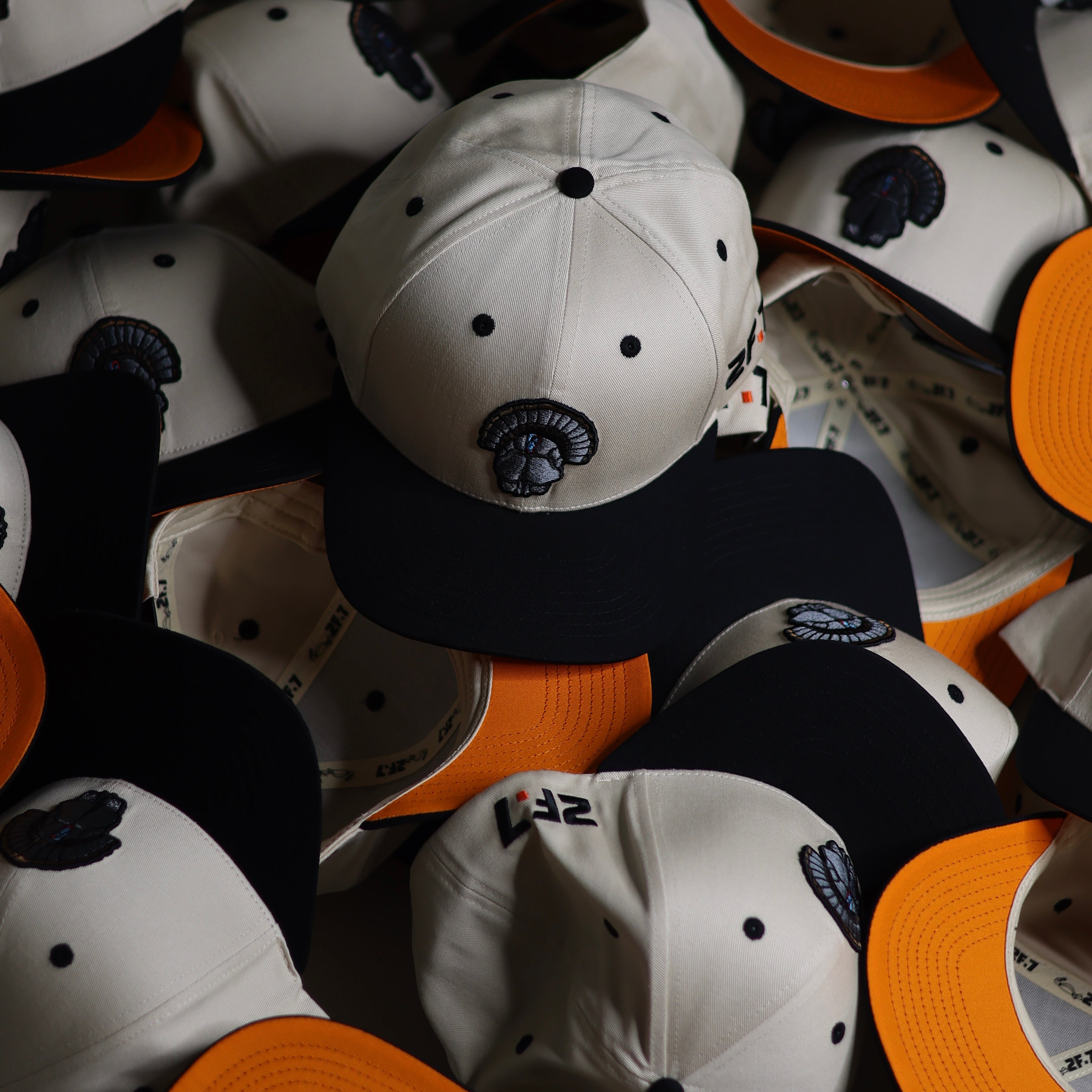 Black / OffWhite Turkey Snapback