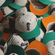 Green / OffWhite Wood Duck Snapback