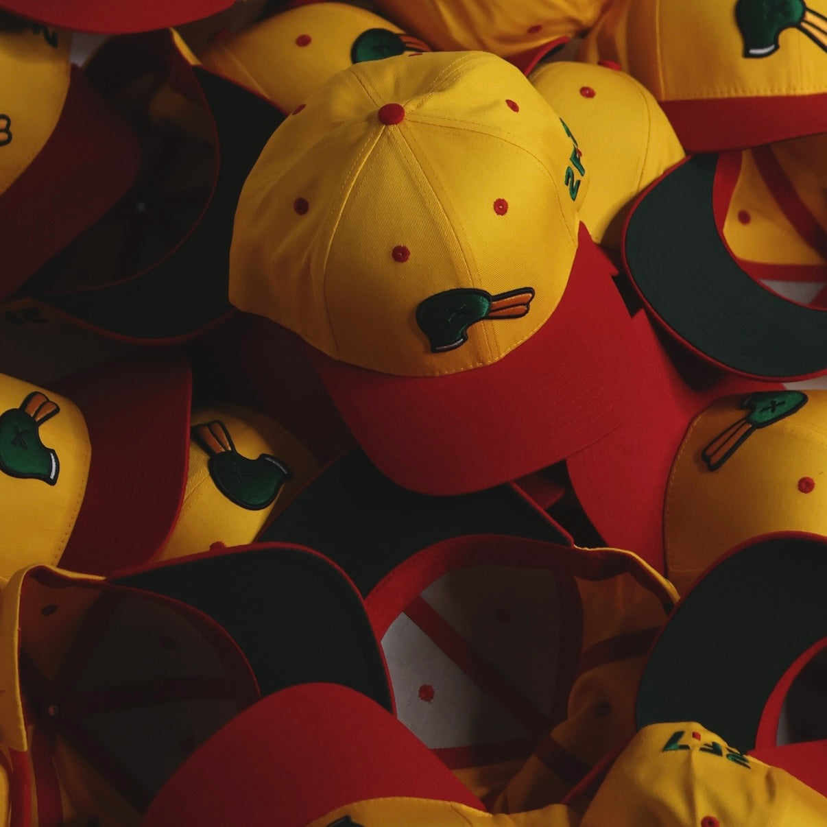 Red / Yellow DuckHead Snapback