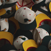 Green / OffWhite DuckHead Snapback