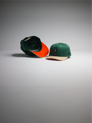 Tan/Deep Green Snapback