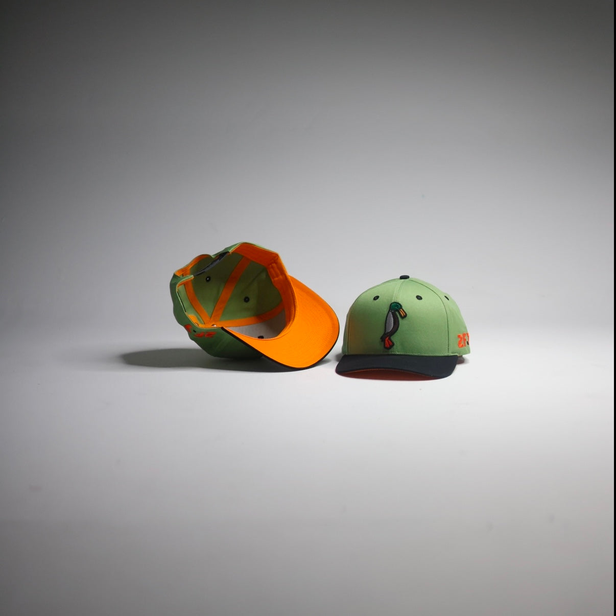 Black / Lime Green SnapBack