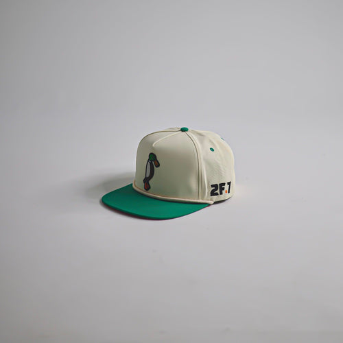 Green / OffWhite Rope Hat