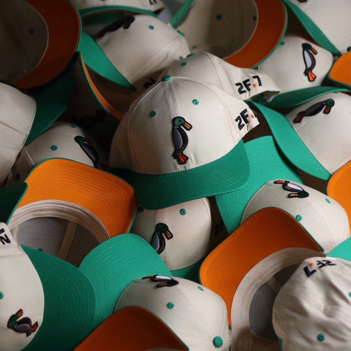 Green / OffWhite Snapback
