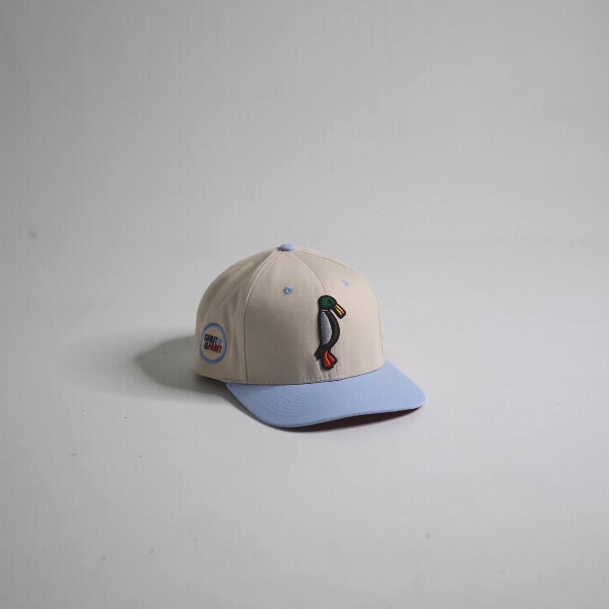Shut Up & Hunt Baby Blue / OffWhite Snapback