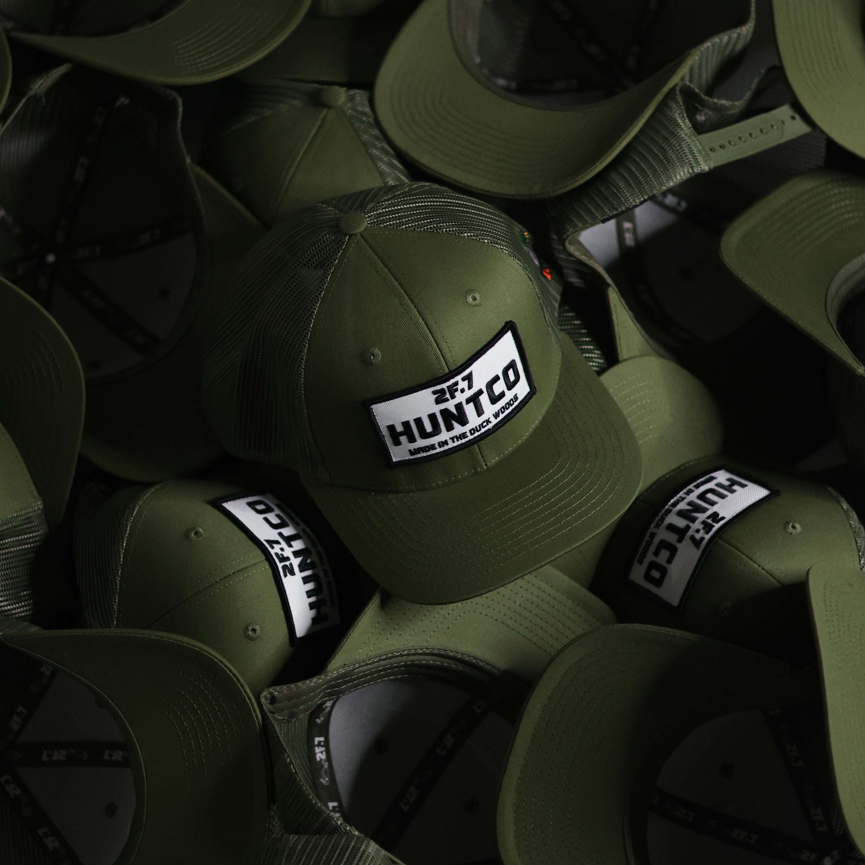 MADE IN THE DUCK WOODS Trucker Olive