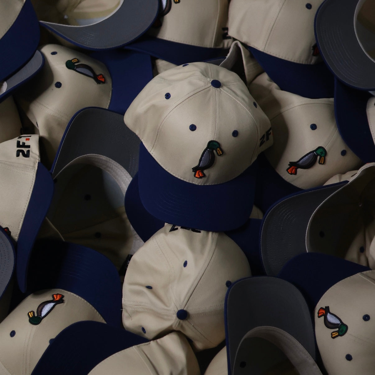 Navy / Tan Snapback